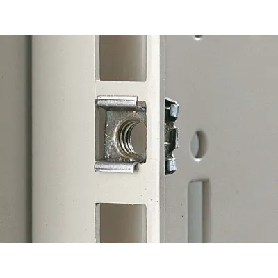 Rittal Käfigmutter M5 EL 2092.500 | 19-Zoll Montage | Stahl verzinkt | für Blechstärke 0,8-2,5 mm | Pack 50 Stück