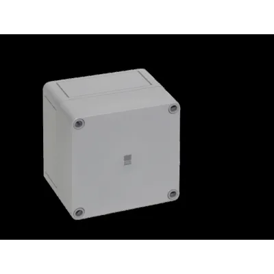 Rittal Klemmengehäuse PK 9507.000 | Abzweigkasten IP66 | 110x110x90 mm | Polycarbonat glasfaserverstärkt | grau RAL 7035