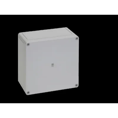 Rittal Klemmengehäuse PK 9517.000 | Abzweigdose IP66 | Polycarbonat | 182x180x90 mm | schlagfest IK08 | grau RAL 7035