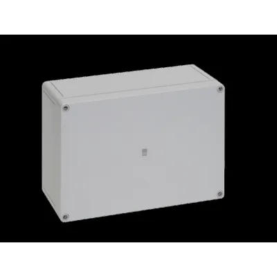 Rittal Klemmengehäuse PK 9520.000 | Abzweigkasten IP66 | 254x180x90 mm | Polycarbonat | grau RAL 7035 | schlagfest IK08