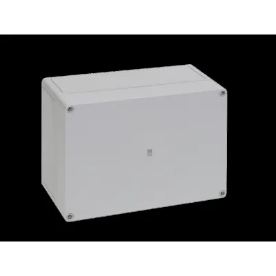Rittal Klemmengehäuse PK 9521.000 | Abzweigkasten IP66 | 254x180x111 mm | Polycarbonat | schlagfest IK08 | grau RAL 7035