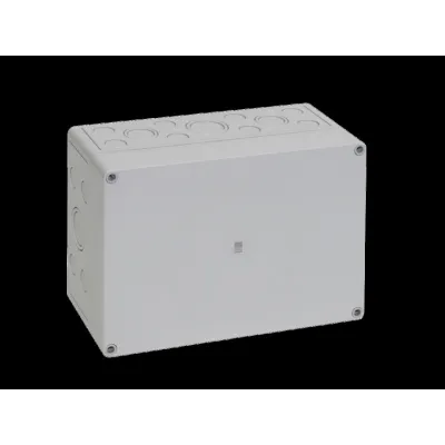 RITTAL Klemmengehäuse PK 9521.050 | Abzweigkasten IP66 | 254x180x111 mm | Polycarbonat | grau RAL 7035 | schlagfest