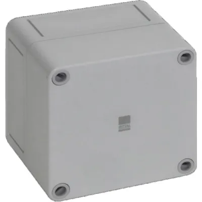 Rittal Abzweigkasten PK 9505.000 | Klemmengehäuse IP66 | 94x94x81mm | Polycarbonat | schlagfest IK08 | grau RAL 7035