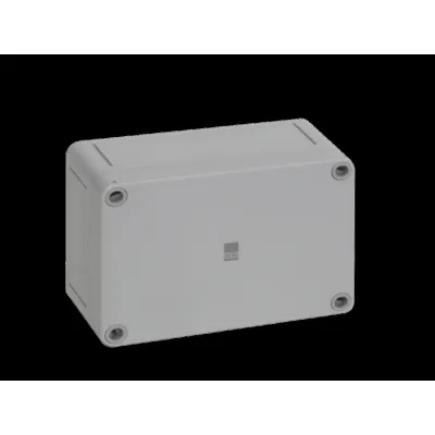 Rittal Klemmengehäuse PK 9508.000 | Abzweigkasten IP66 | 130x94x57mm | Polycarbonat | grau RAL 7035 | Aufputzmontage