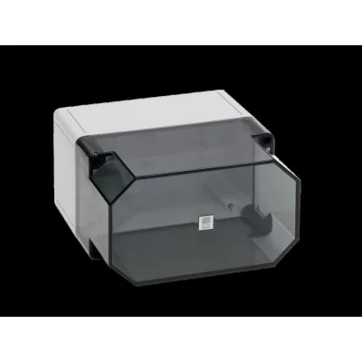 Rittal Klemmengehäuse PK 9516.100 | Abzweigkasten IP66 | 180x110x165mm | Polycarbonat | transparenter Deckel | grau