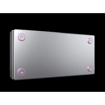 Rittal Klemmenkasten KX 1561.000 | Edelstahl V2A | 300x150x80 mm | IP66 | Schnellverschluss | gebürstet