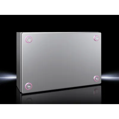 RITTAL Klemmenkasten KX 1566.000 | Edelstahl 1.4301 V2A | 300x200x120 mm | IP66 | gebürstet | ohne Montageplatte