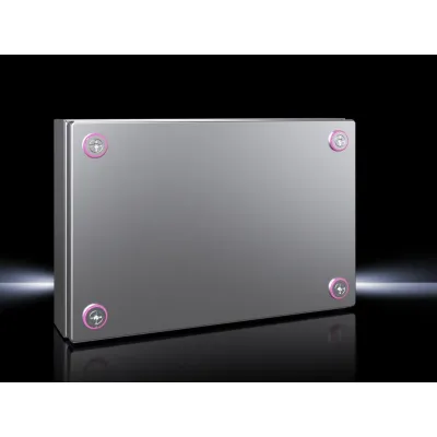 Rittal Klemmenkasten KX 1563.000 | Edelstahl 1.4301 V2A | 300x200x80 mm | IP66 | Wandmontage | gebürstet | silber