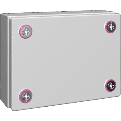 Rittal Klemmenkasten KX 1528.000 | IP66 Aufputz | Stahlblech | 200x150x80 mm | grau | ohne Flanschplatte