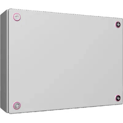 Rittal Klemmenkasten KX 1508.000 | Anschlusskasten IP66 | Stahlblech 400x300x120 mm | Aufputz | grau RAL7035