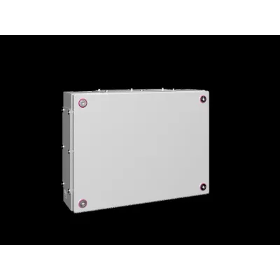 Rittal Klemmenkasten KX 1536.000 | 400x300x120 mm | Stahlblech | IP55 | Aufputz | Flanschplatte | RAL 7035