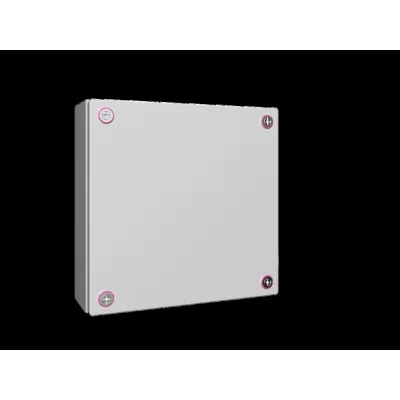 Rittal Klemmenkasten KX 1511.000 | IP66 | 400x400x120 mm | Stahlblech | Aufputz | grundiert | RAL7035
