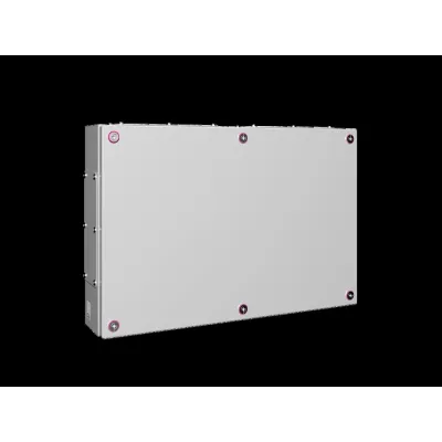 Rittal Klemmenkasten KX 1540.000 | Stahlblech | 600x400x120 mm | IP55 | Aufputz | Flanschplatte | RAL 7035