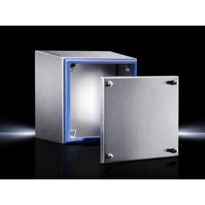 Rittal Klemmenkasten HD 1671.600 | Edelstahl 1.4301 | 150x150x120mm | Aufputz | Silikondichtung | Hygienic Design | IP66