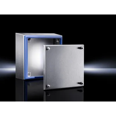 Rittal Klemmenkasten HD 1670.600 Edelstahl 1.4301 IP66 | 150x150x80 mm | Hygienic Design | Aufputz | Silikondichtung
