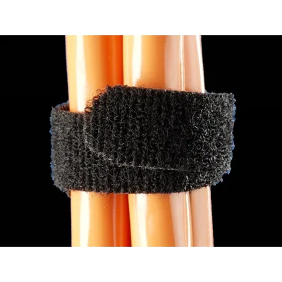 Rittal Klettband IN 2203.400 | Kabelmanagement | 5m x 16mm | wiederverwendbar | Kunststoff | schwarz