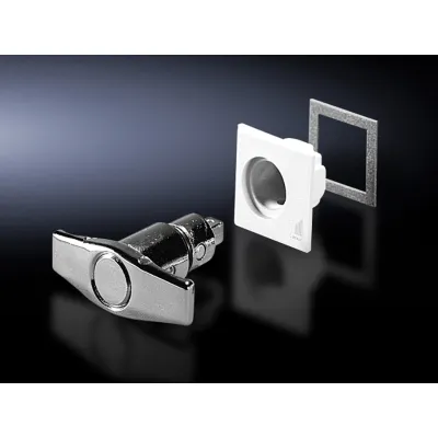 Rittal Knebelgriff SZ 2572.010 | ohne Sicherheitszylinder | für AX mit Vorreiber | schwarz | stabile Ausführung