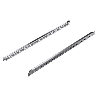 Rittal Kombischiene VX 5302.021 | Kabelabfangschiene VX IT | 19 Zoll Montage | Metall | 800x800 mm | silber