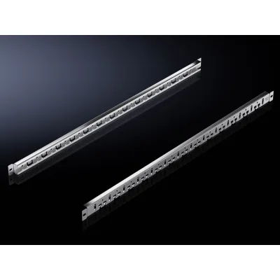 Rittal Kombischiene VX 5302.021 | Kabelabfangschiene VX IT | 19 Zoll Montage | Metall | 800x800 mm | silber