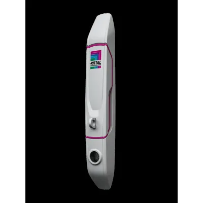 Rittal Komfortgriff VX 8618.230 | Schließung für Vorhängeschloss & Verschlusseinsätze | klappbar | lichtgrau RAL 7035