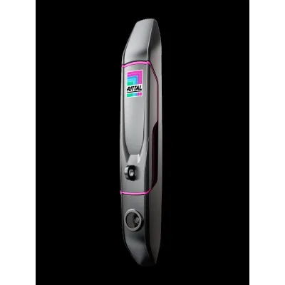Rittal Komfortgriff VX 8618.231 für Vorhängeschloss | Schwenkhebel | Verschlusseinsatz | Schwarz RAL 9005