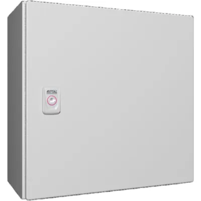 Rittal Kompakt-Schaltschrank AX 1380.000 | IP66 | 1-türig | 380x380x210 mm | Stahlblech pulverbeschichtet | RAL 7035
