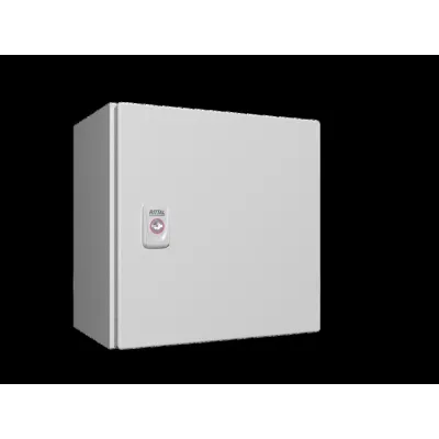 RITTAL Kompakt-Schaltschrank AX 1033.000 | IP66 | 1-türig | 300x300x210 mm | Stahlblech | Montageplatte | RAL7035