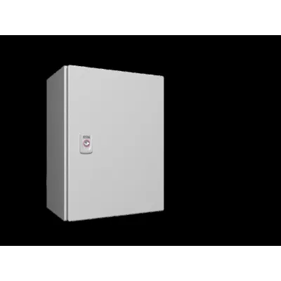 Rittal Kompakt-Schaltschrank AX 1034.000 | IP66 | 1-türig | 300x400x210 mm | Stahlblech | Montageplatte | RAL 7035
