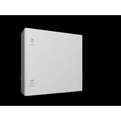 Rittal Kompakt-Schaltschrank AX 1050.000 | IP66 | 1-türig | 500x500x210mm | Stahlblech | Montageplatte | RAL7035