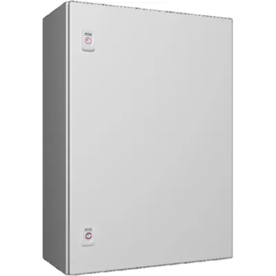 Rittal Kompakt-Schaltschrank AX 1057.000 | IP66 | 1-türig | 500x700x250 mm | Stahlblech | Montageplatte | RAL 7035