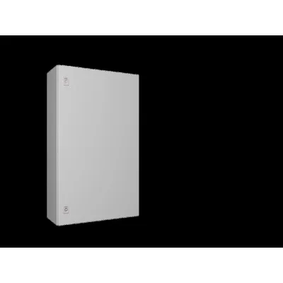 Rittal Kompakt-Schaltschrank AX 1090.000 | IP66 | 600x1000x250 mm | Stahlblech | Montageplatte | lichtgrau RAL 7035