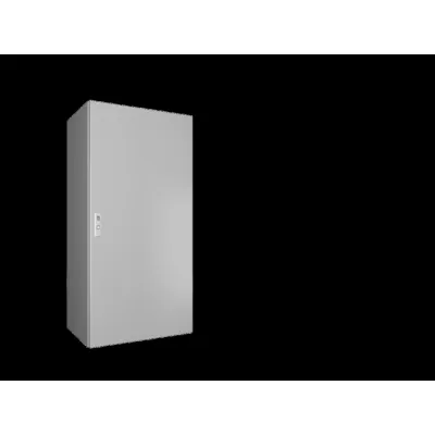 Rittal Kompakt-Schaltschrank AX 1261.000 | IP66 | 600x1200x400 mm | 1-türig | Stahlblech | Montageplatte | RAL 7035 grau