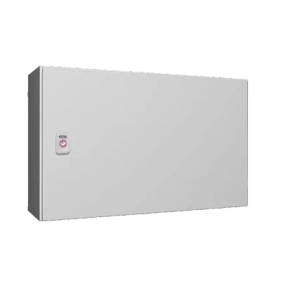 Rittal Kompakt-Schaltschrank AX 1039.000 | IP66 | 1-türig | Stahlblech | 600x380x210 mm | mit Montageplatte | RAL7035