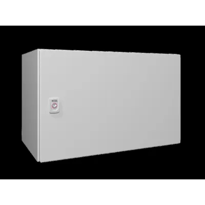 Rittal Kompakt-Schaltschrank AX 1339.000 | IP66 | 600x380x350mm | Stahlblech | RAL 7035 | mit Montageplatte