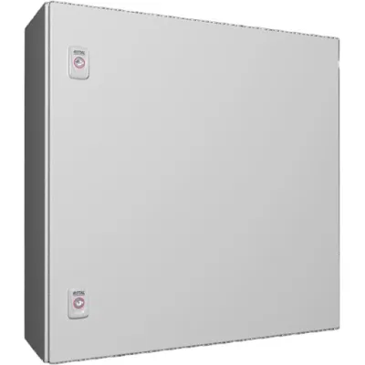 Rittal Kompakt-Schaltschrank AX 1060.000 | 1-türig | 600x600x210 mm | Stahlblech | IP66 | Montageplatte | RAL 7035