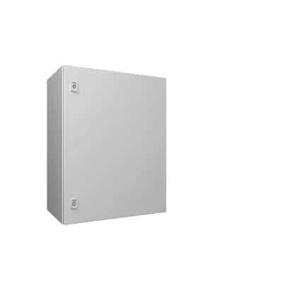 Rittal Kompakt-Schaltschrank AX 1376.000 | IP66 | 1-türig | 600x760x350 mm | Stahlblech | Montageplatte | RAL 7035