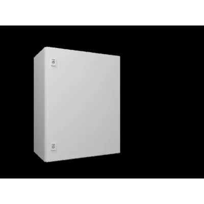 Rittal Kompakt-Schaltschrank AX 1376.000 | IP66 | 1-türig | 600x760x350 mm | Stahlblech | Montageplatte | RAL 7035