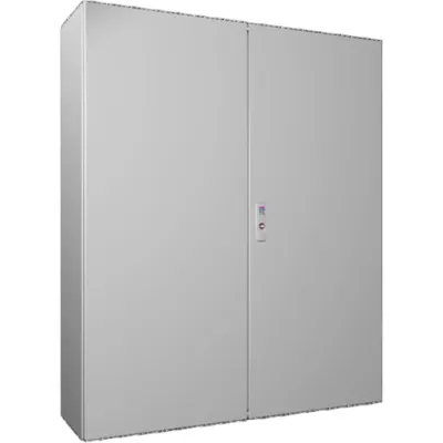 Rittal Kompakt-Schaltschrank AX 1213.000 | Schaltschrank IP55 | 1000x1200x300mm | Stahlblech | 2-türig | RAL7035