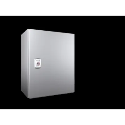 RITTAL Kompakt-Schaltschrank AX 1005.000 | IP66 | 1-türig | Edelstahl 304 | 300x380x210 mm | mit Montageplatte