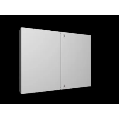 RITTAL Kompakt-Schaltschrank AX 1100.000 | IP55 | 2-türig | 1000x760x210 mm | Stahl pulverbeschichtet | RAL 7035