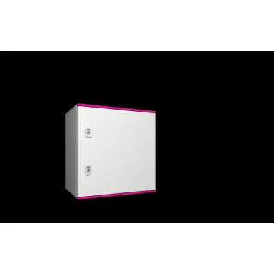 Rittal Kompakt-Schaltschrank AX 1453.000 | Kunststoff IP66 | 500x500x300 mm | Außenmontage | mit Montageplatte | grau