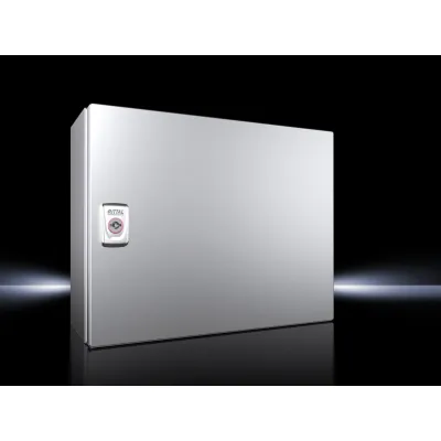 Rittal Klemmenkasten KX E-Box 1588.000 | Edelstahl 304 V2A | 380x300x155 mm | IP66 | Wandmontage | gebürstet