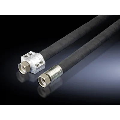 Rittal Anschlussschlauch SK 3311.040 | Wasseranschluss oben & unten | LCP Rack/Inline CW | Länge 1800 mm | integriert