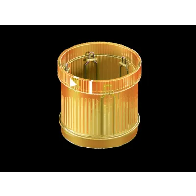 RITTAL LED Dauerlichtelement SG 2372.021 | gelb | 24V AC/DC | IP65 | Dauerlicht | Gehäuse schwarz