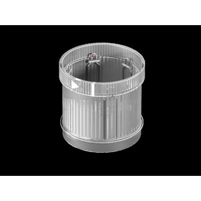 Rittal LED Dauerlichtelement SG 2372.031 | 24V AC/DC | IP65 | klar | schwarz | Dauerlicht | farblos