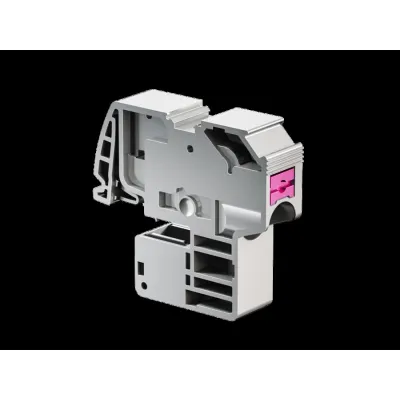 Rittal Leiteranschlussklemme SV 3451.505 | Push-in | Sammelschienenklemme 1,5-16 mm² | Schienenstärke 5 mm | Grau