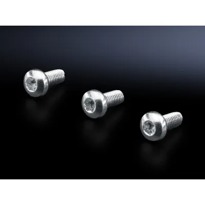 RITTAL Linsenkopfschraube SZ 2489.500 M5x12 mm | gewindeformend | Torx Innensechsrund | verzinkt | VE 500 | Stahl