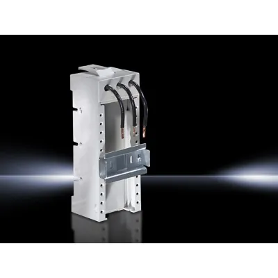 Rittal Mini-PLS Geräteadapter SV 9615.100 | 25A | 3-polig | 690V | AWG12 | 45x160mm | Tragschiene 15mm | weiß