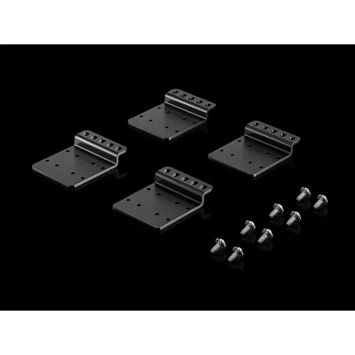 Rittal Montagewinkel 19 Zoll VX IT 5302.110 | 19"-Profilschienen | B 600 mm | Metall | RAL 9005 Schwarz