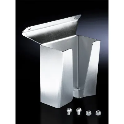 Rittal Mouse-Halterung SM 2382.000 | PC-Maus Ablage passend für Mousepad | Metall verzinkt | silber | 30x20 cm